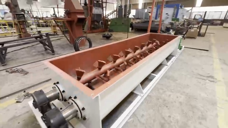 雙軸攪拌螺旋輸送機(jī) 雙軸攪拌螺旋輸送機(jī)